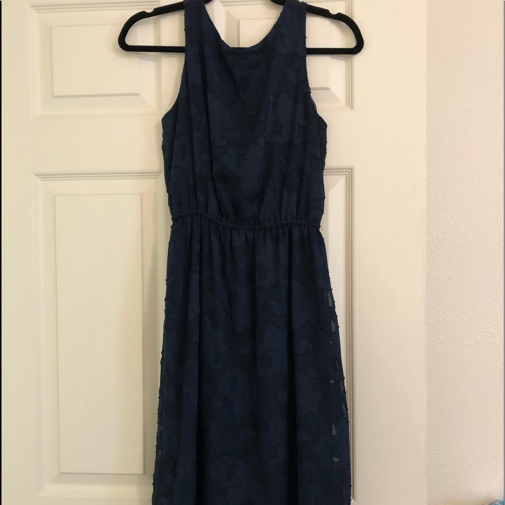 A new day midi navy dress